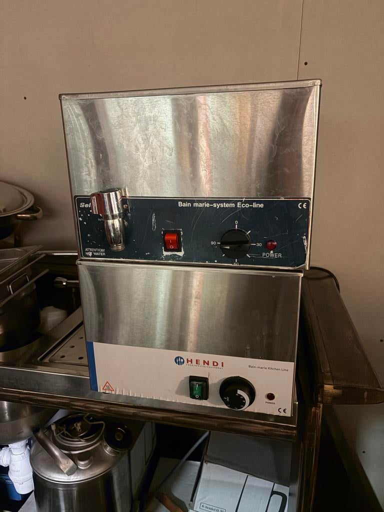Twee elektrische Bain Maries - Hendi en Select, Ophalen of Verzenden, Gebruikt