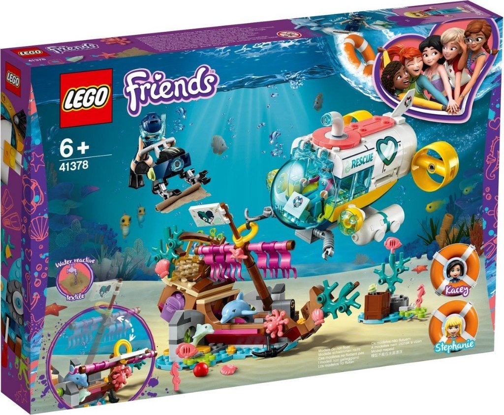 Lego Friends - Dolfijnen reddingsmissie (41378), Nieuw, Friends, Ophalen of Verzenden, Complete set