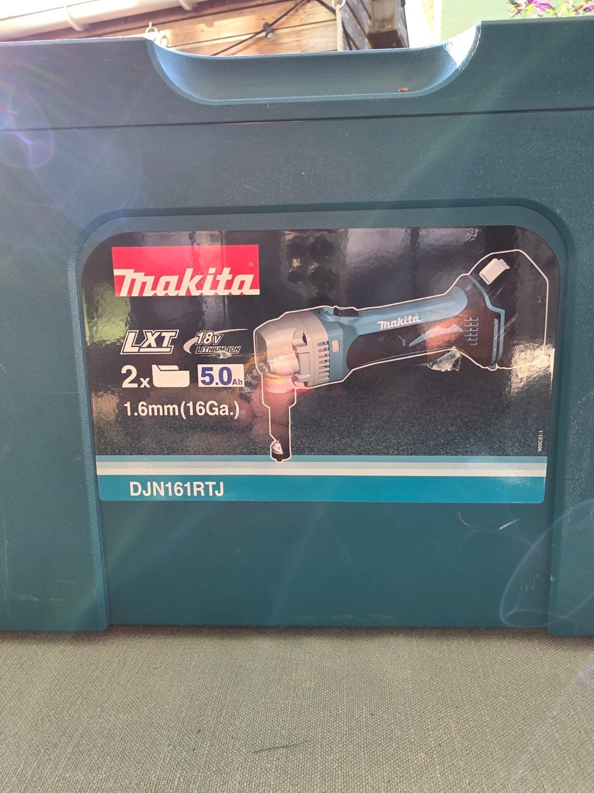 Makita DJN161RTJ Accu Knabbelschaar 18V LXT, Ophalen of Verzenden, Zo goed als nieuw, Overige typen, Makita