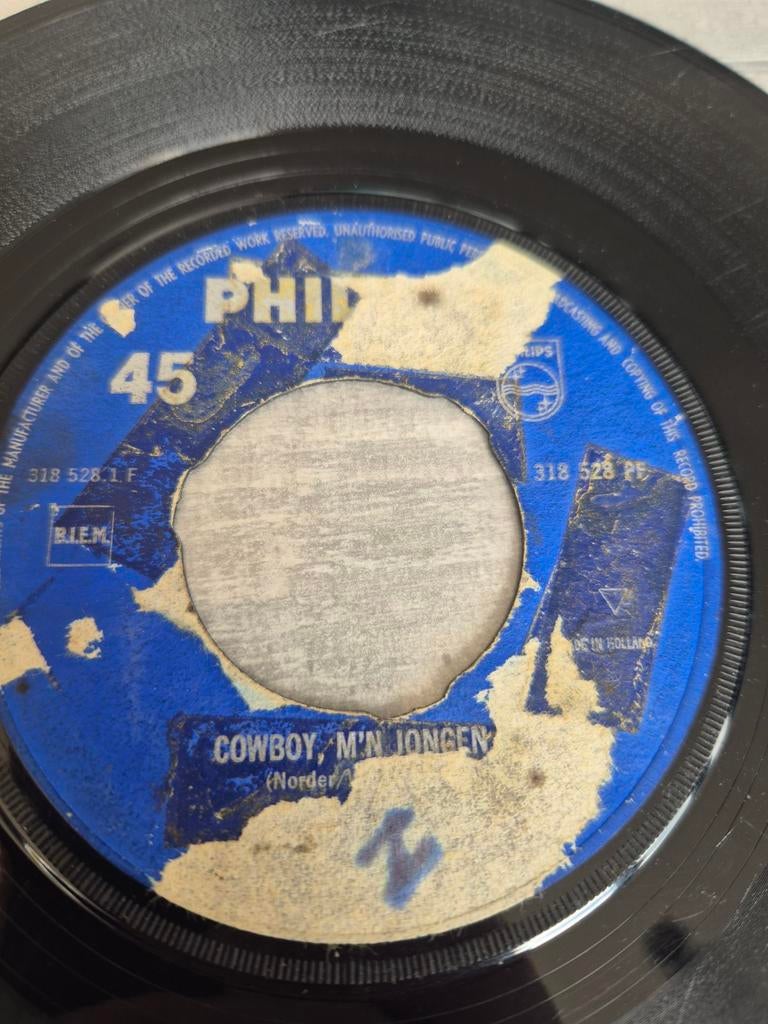 Zeldzame oude piraten single van Trio Coby Cobano cowboy, Cd's en Dvd's, Vinyl Singles, Gebruikt, Single, Nederlandstalig, 7 inch