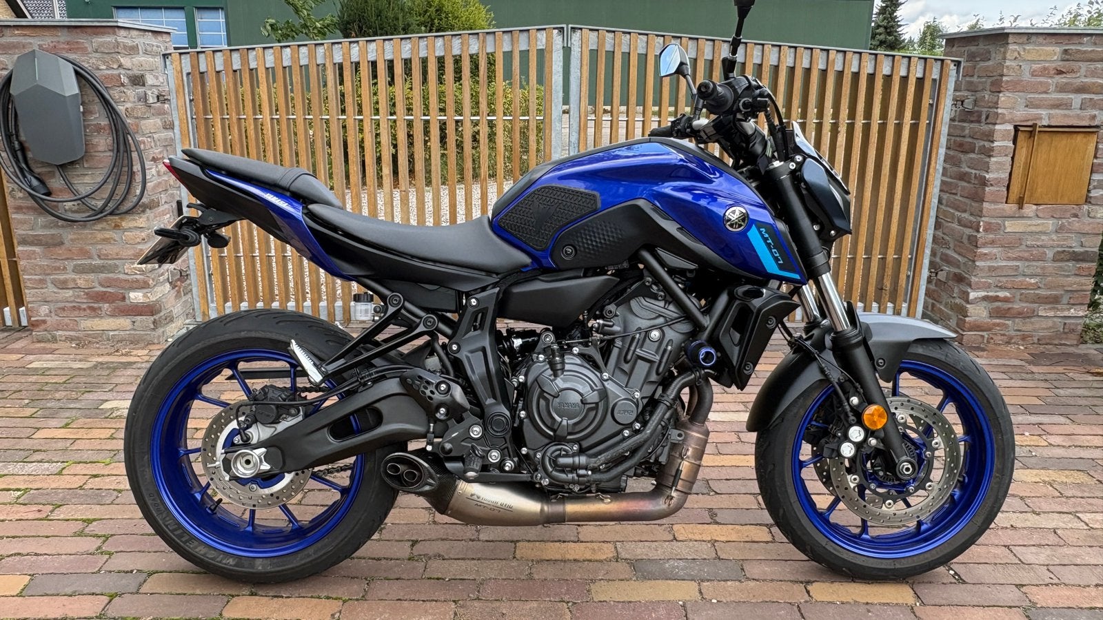 Yamaha MT-07 2022 Akrapovič A2 10.913km 1ste Eigenaar, 2 cilinders, Occasion, ABS, Particulier