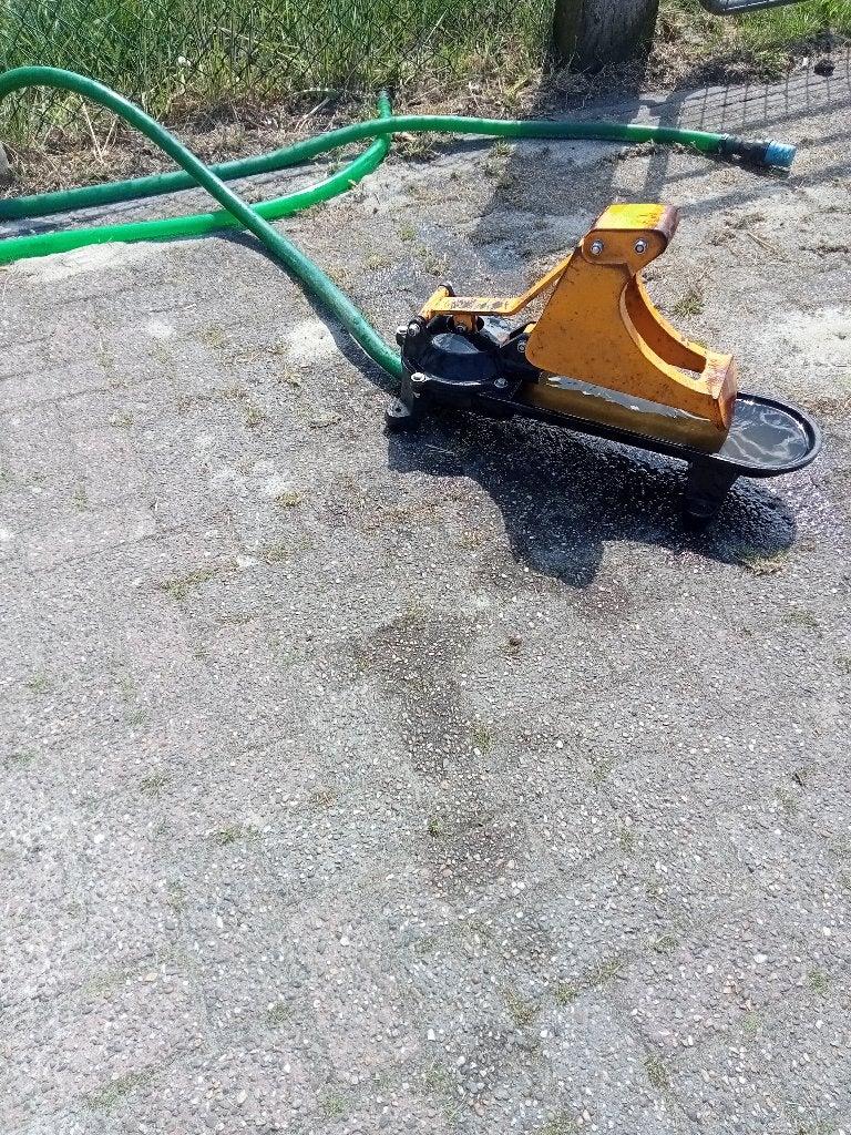 weidepomp, Ophalen, Gebruikt