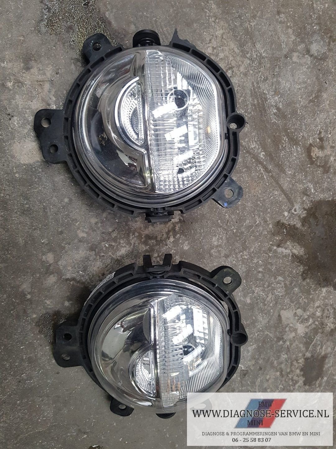 mini F56 F55 dagrijverlichting links en rechts 7329170 73291, Gebruikt, -, -, Ophalen of Verzenden