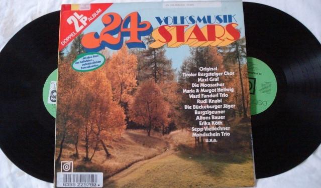 24 Volksmusik Stars, Cd's en Dvd's, Vinyl | Overige Vinyl, Gebruikt, Ophalen of Verzenden, 1970 - 1979, 12 inch