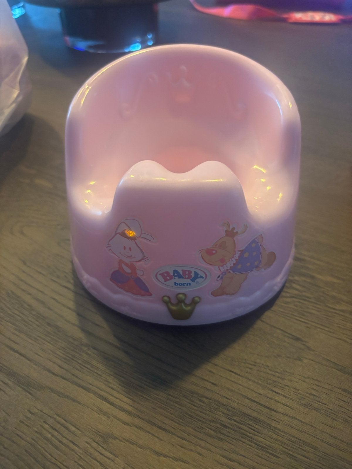 Baby Born Roze Potje met Leuke Afbeeldingen, Ophalen, Gebruikt