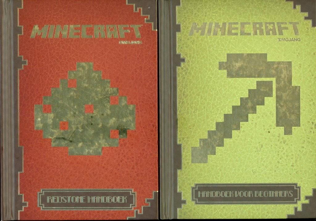 Mooi Pakket van 4 Minecraft Boeken - Nette staat!, Spelcomputers en Games, Games | Pc, Zo goed als nieuw, Strategie en Constructie