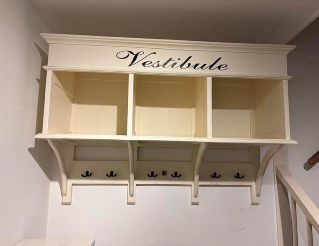 Riviera Maison Kapstok / Vestibule met opbergvakken, Gebruikt, Minder dan 100 cm, Hout, Ophalen