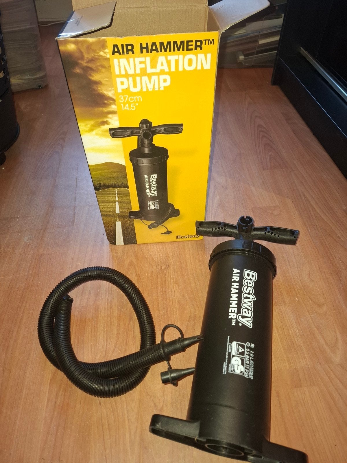 Bestway Air Hammer Opblaaspomp 37cm, Ophalen, Gebruikt, Handmatig