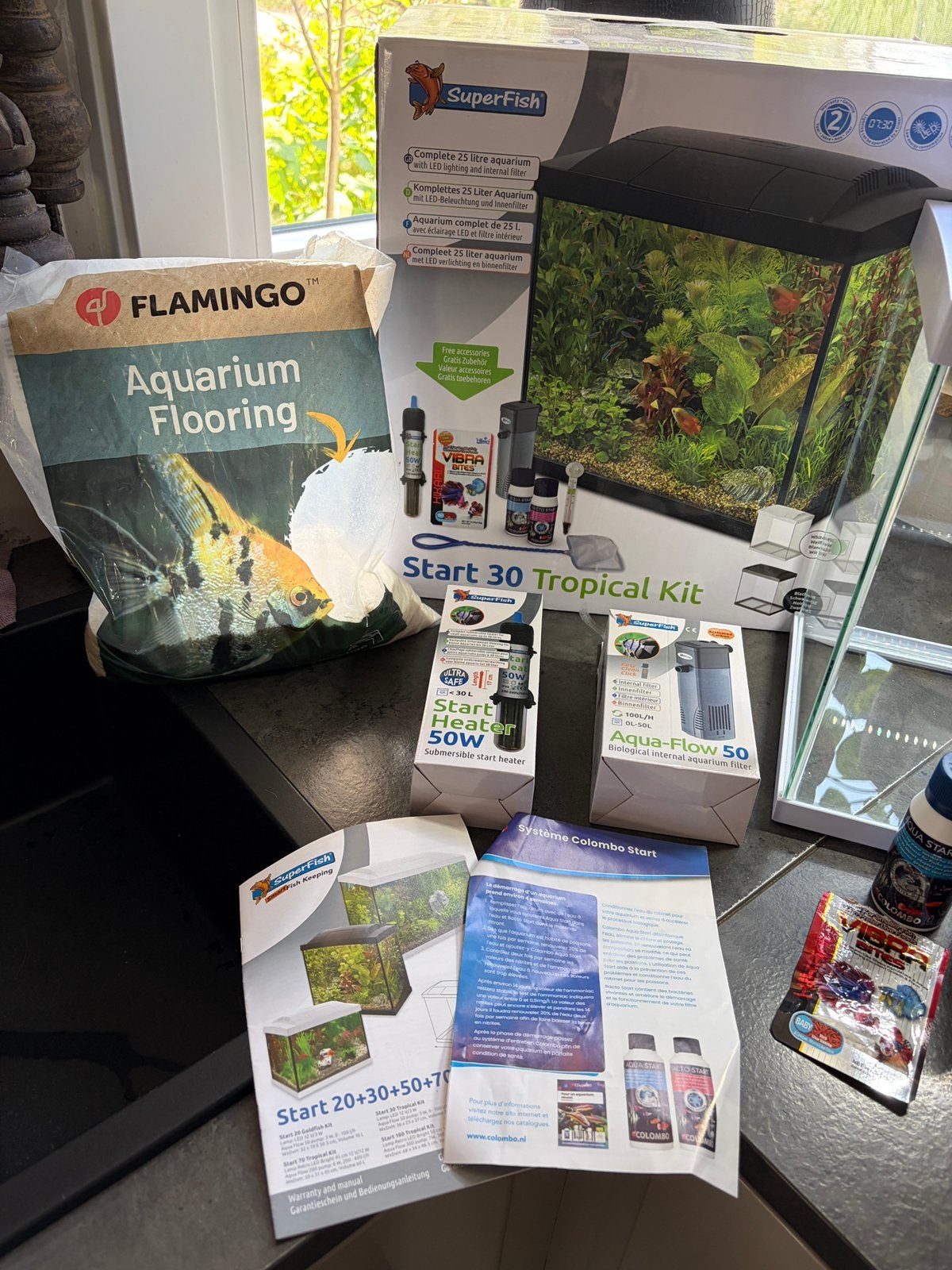 Superfish 30 aquarium zgan!, Ophalen, Zo goed als nieuw, Leeg aquarium, Superfish