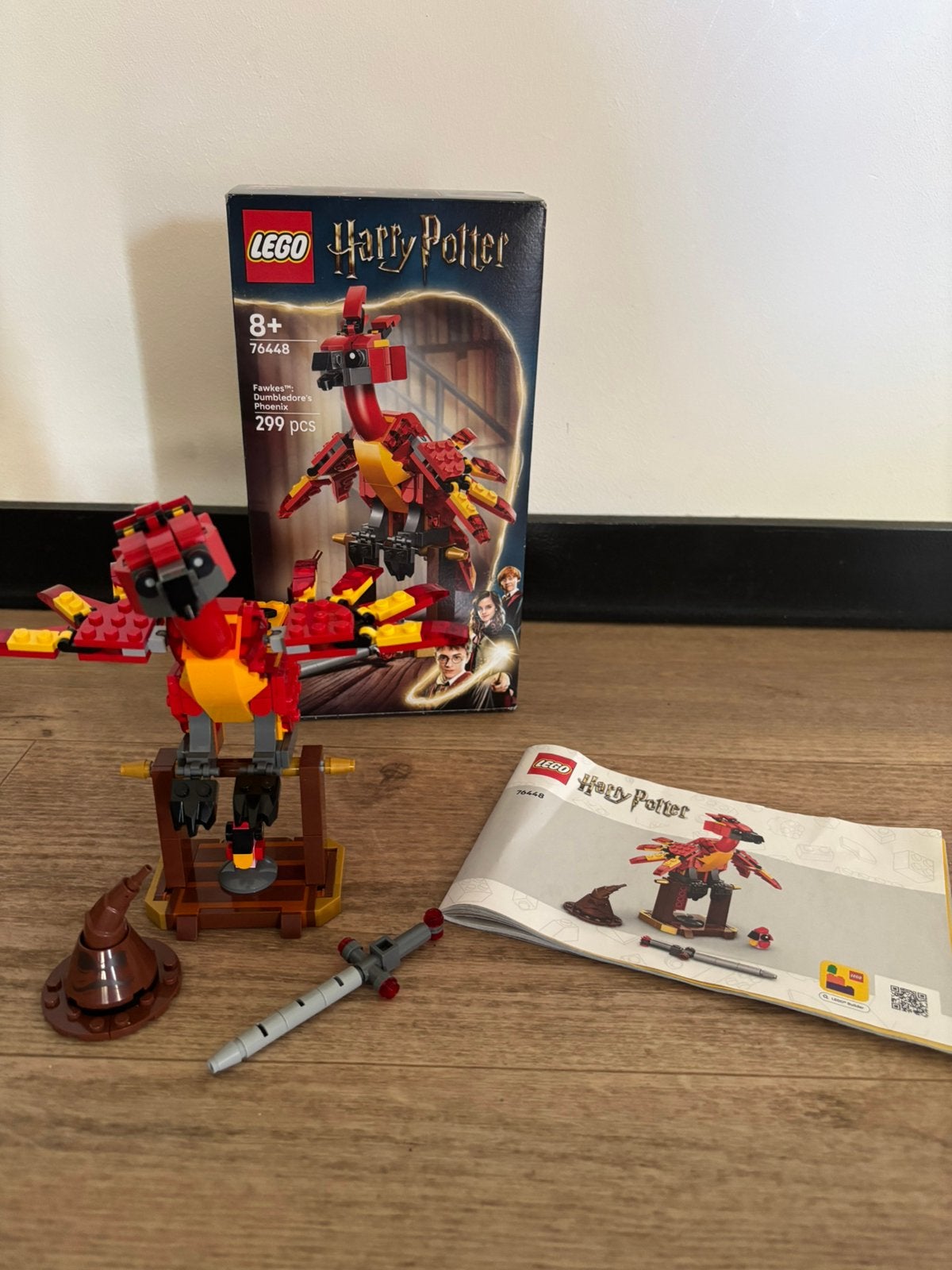 Harry Potter Lego 76448 Fawkes Dumnledore’s Phoenix, Compleet, Lego, Harry Potter, Ophalen of Verzenden