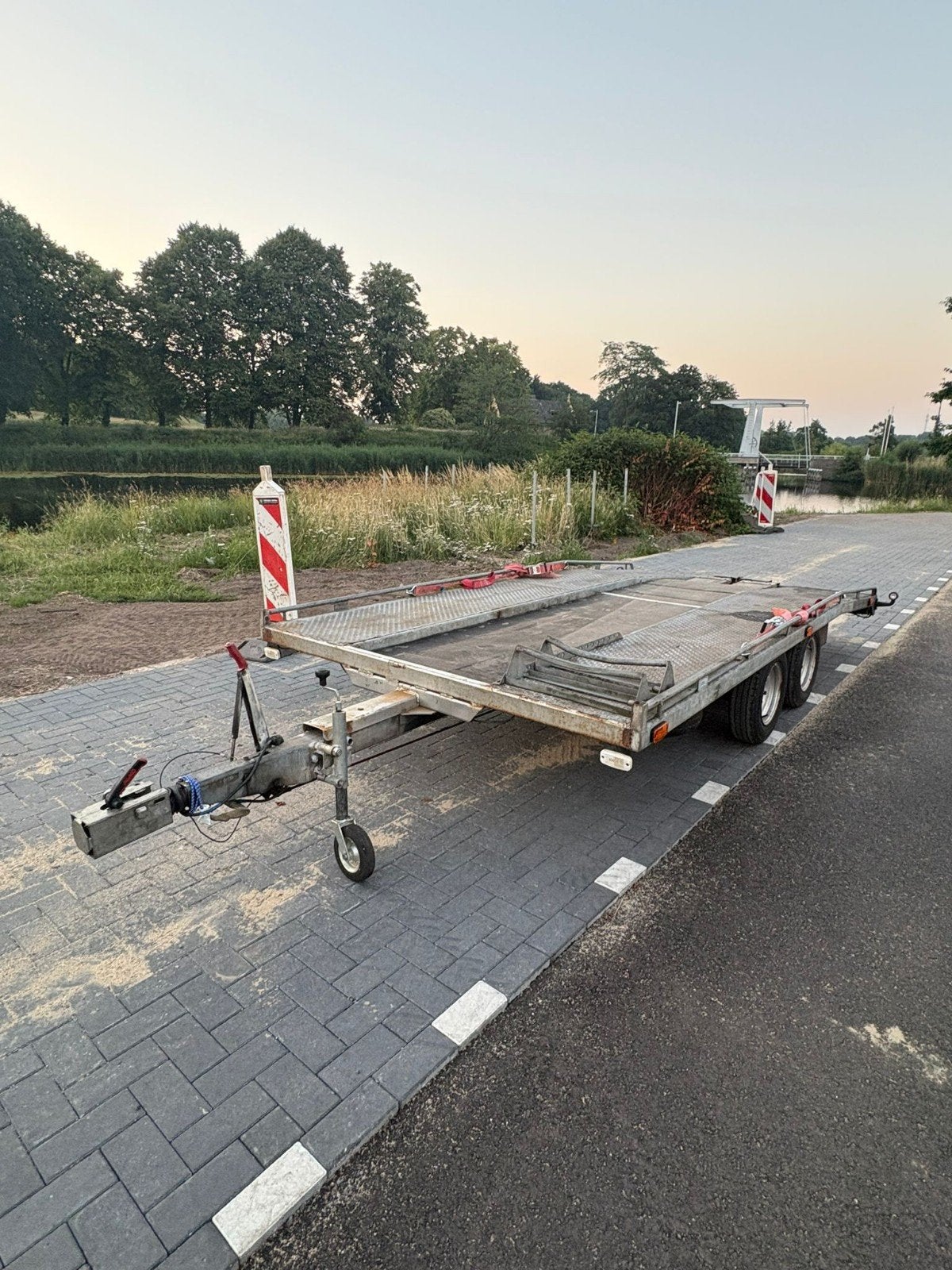 Robuuste autotransporter / trailer te koop, Ophalen of Verzenden, Gebruikt