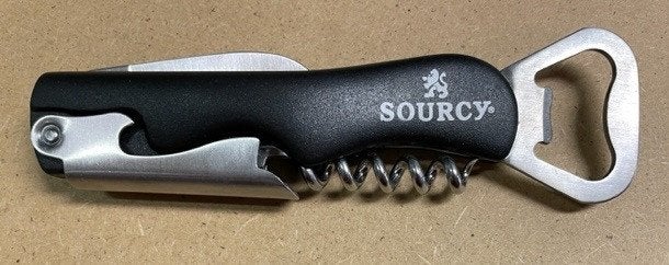 Sourcy flesopener (kelnermes), Ophalen of Verzenden, Nieuw, Overige stijlen, Overige typen