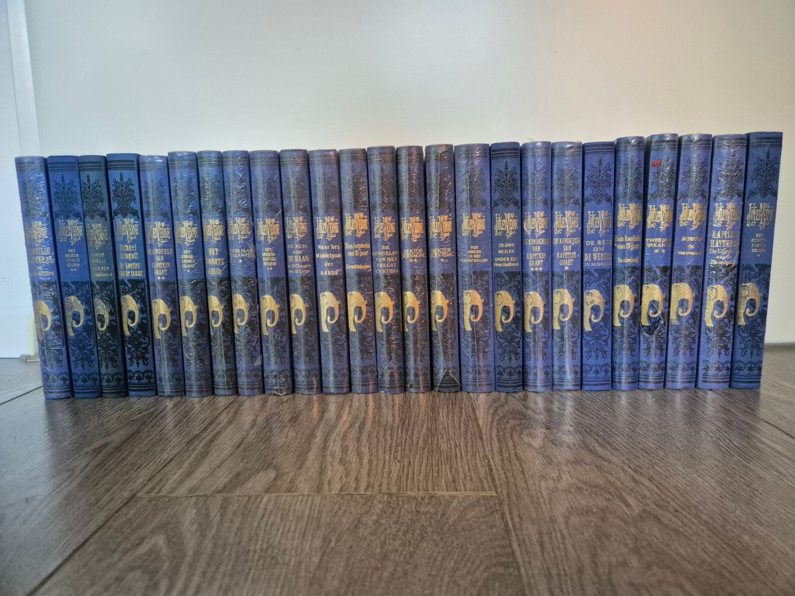 Jules Verne wonderreizen - serie blauwe bandjes, Ophalen of Verzenden, Zo goed als nieuw, Jules Verne, Nederland
