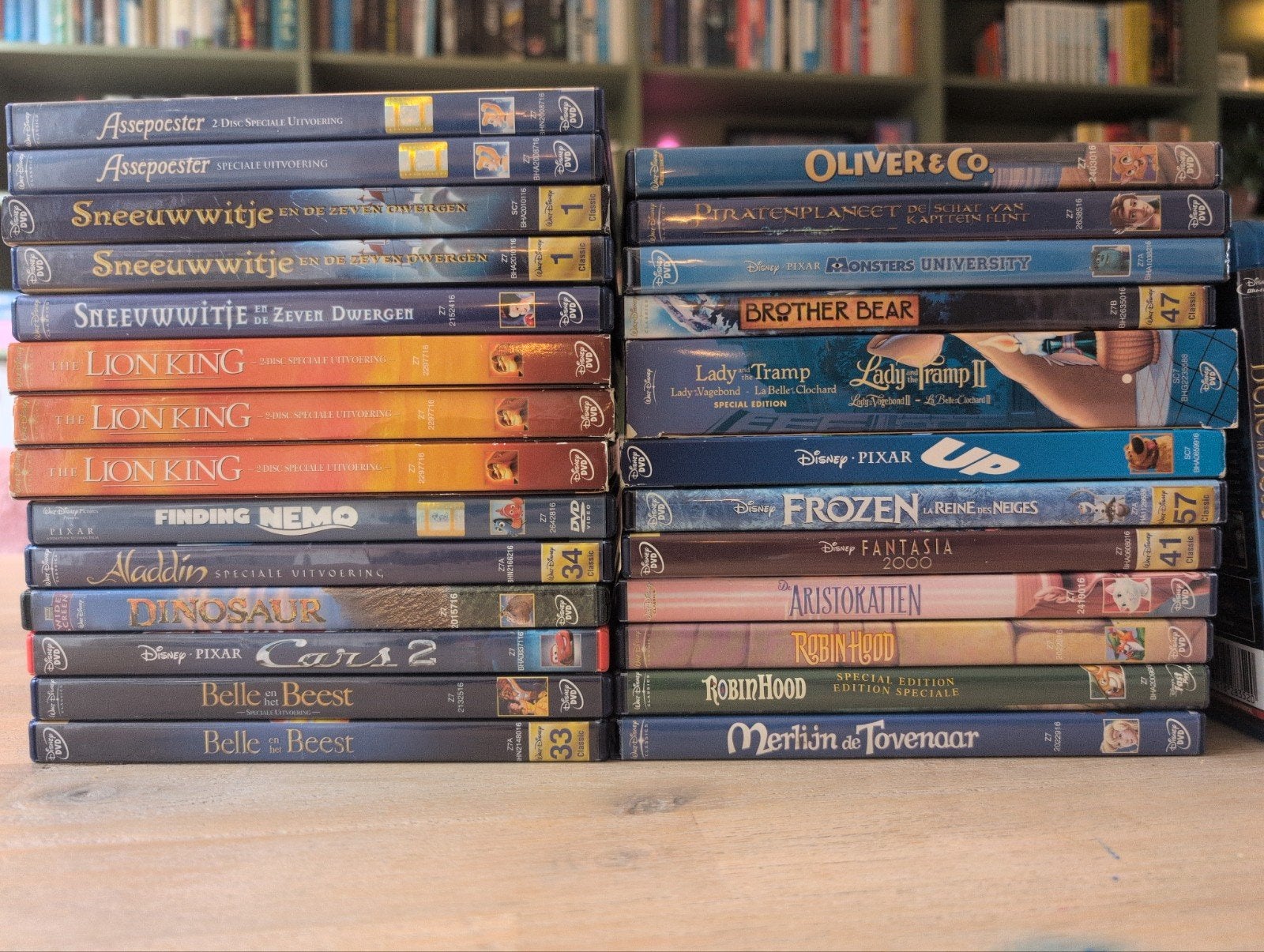 Grote collectie Disney Blu-rays en dvd's, Cd's en Dvd's, Animatie, Verzenden, Alle leeftijden, Inclusief doosje