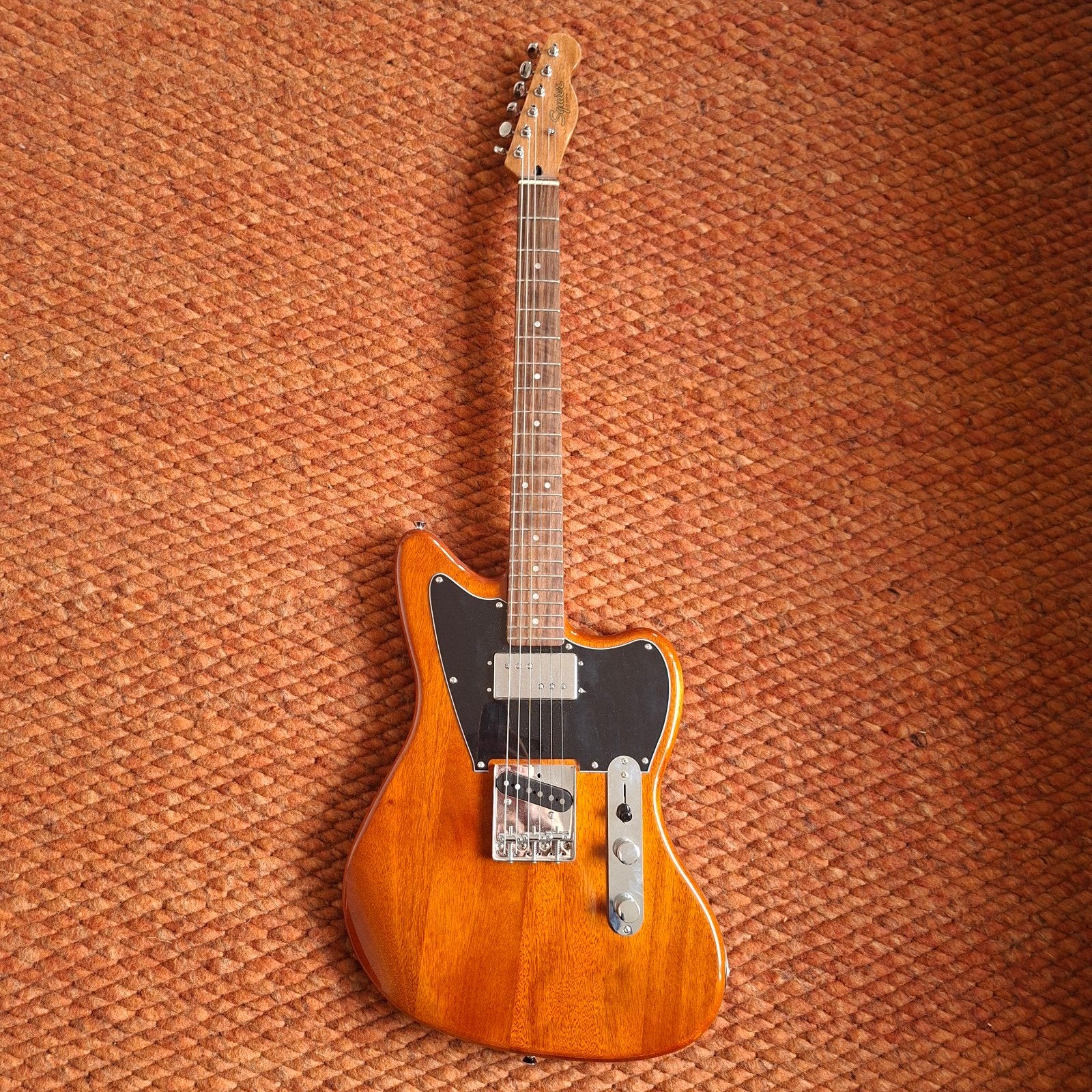 Squier FSR Paranormal Offset Telecaster SH Mocha, Ophalen, Zo goed als nieuw, Solid body, Fender