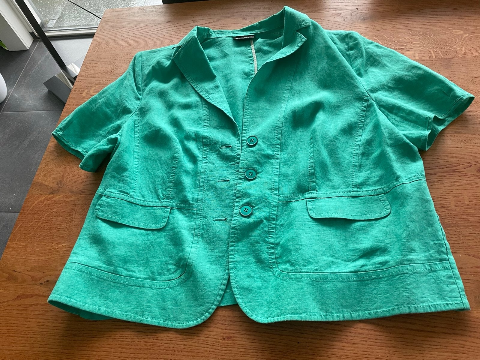 Stijlvolle groene blazer van Gerry Weber - Zo goed als nieuw, Maat 46/48 (XL) of groter, Ophalen of Verzenden, Zo goed als nieuw