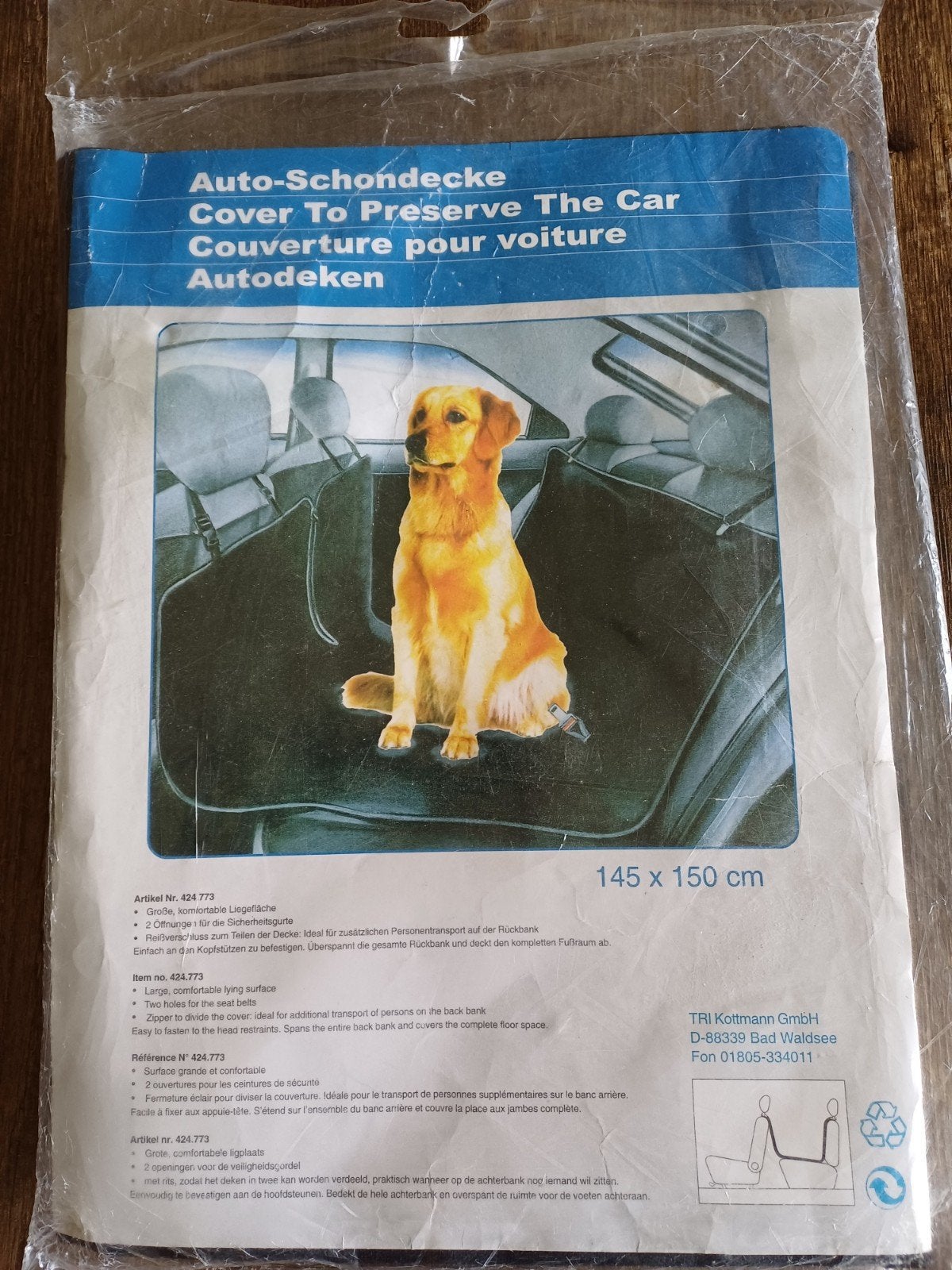honden auto beschermhoes, Ophalen, Nieuw