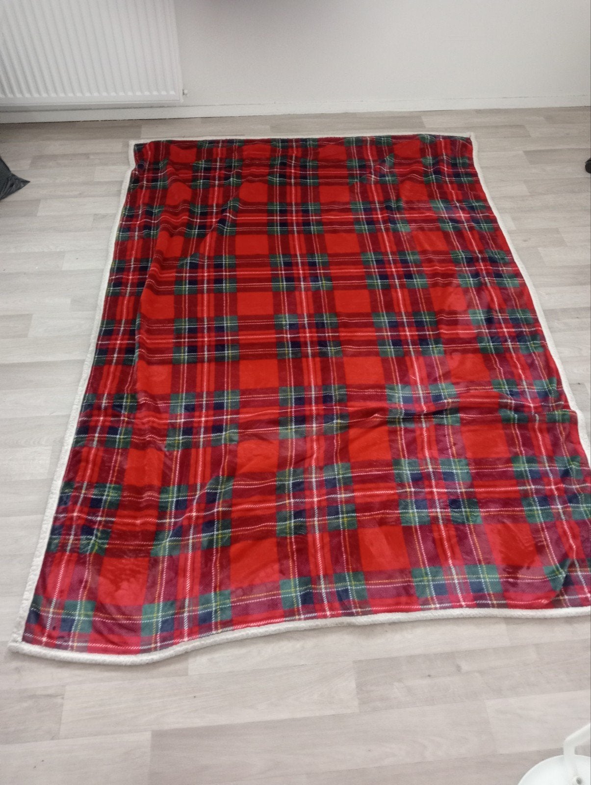 warm kleed 140 bij 200 cm., Ophalen of Verzenden, 140 cm, 200 cm, Rood