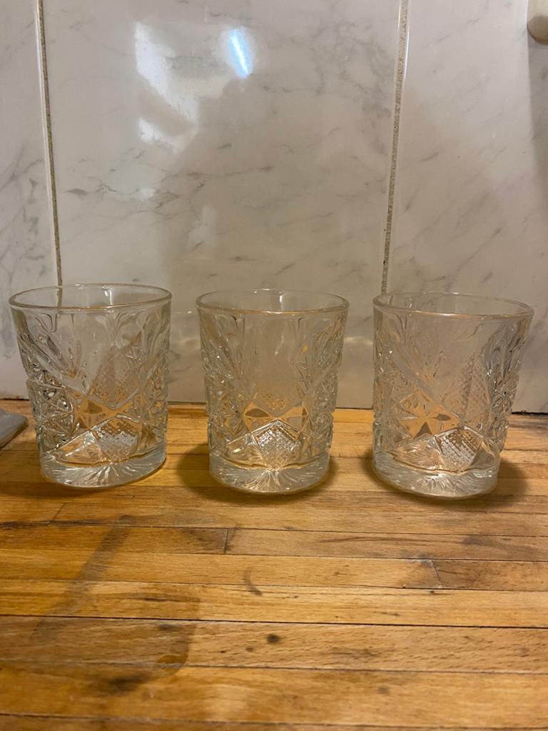 3 “whiskey” glazen, Ophalen, Zo goed als nieuw