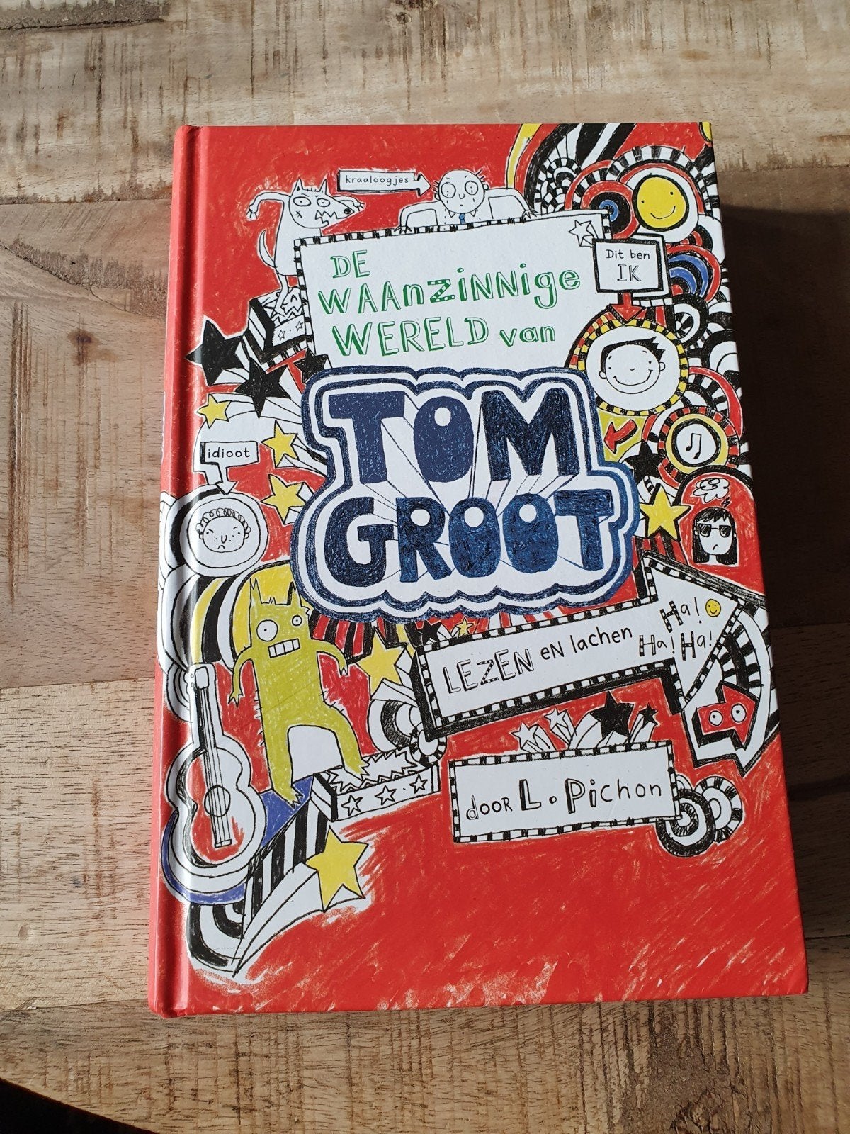Liz Pichon - De waanzinnige wereld van Tom Groot, Ophalen of Verzenden, Zo goed als nieuw, Liz Pichon