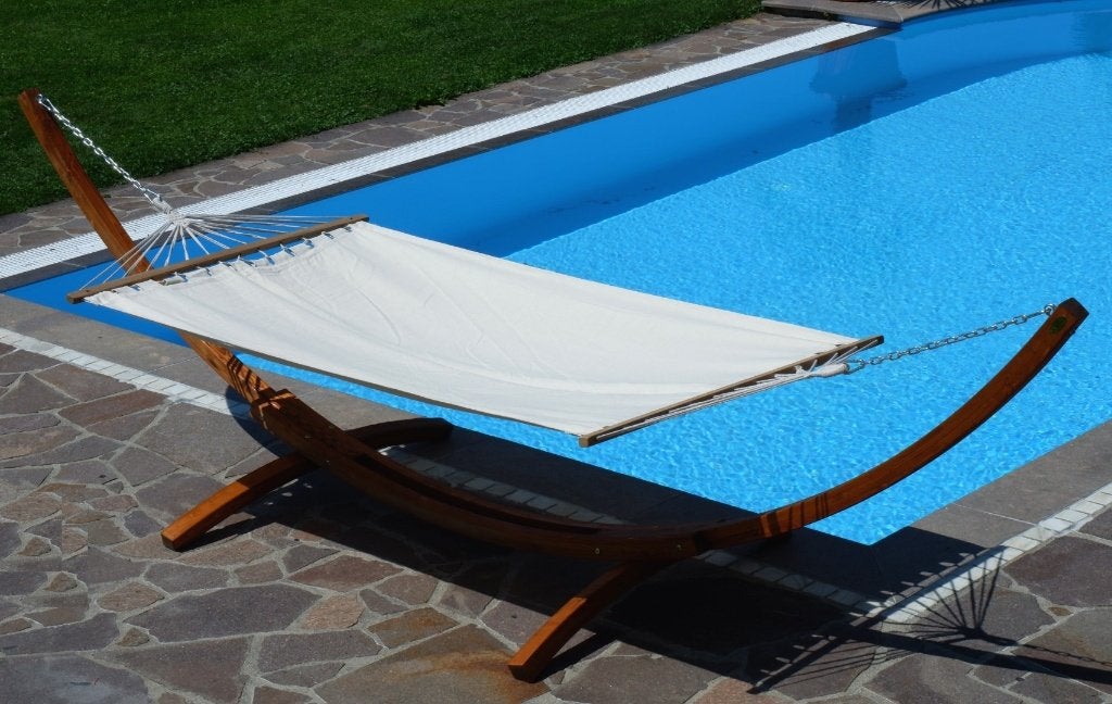 Hangmatstandaard met XXL Hangmat – 4,00 meter | Nieuw, Tuin en Terras, Ophalen, Met standaard, Nieuw, ATrader