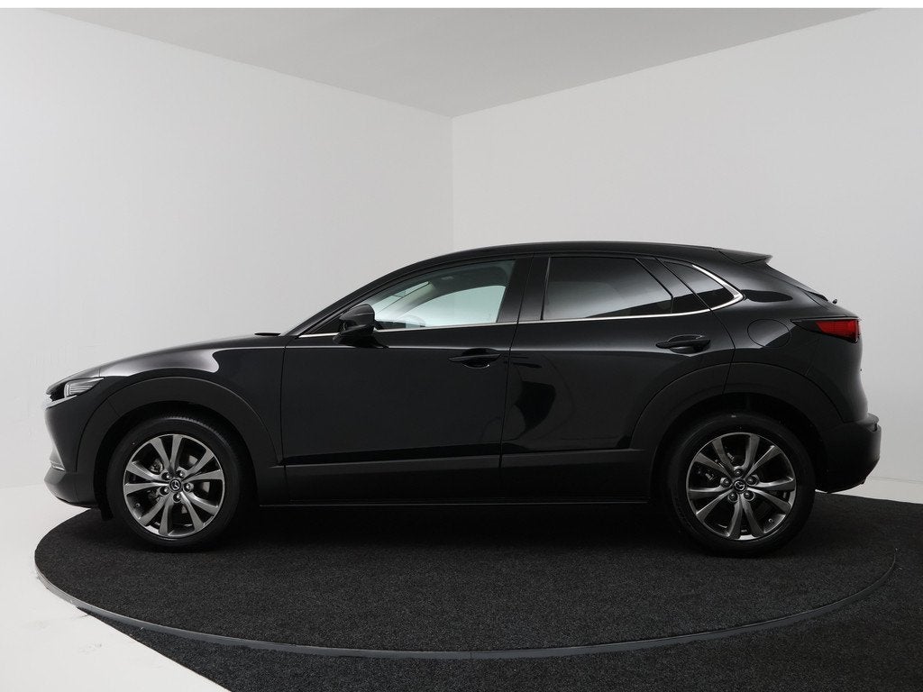 Mazda CX-30 2.0 e-SkyActiv-X M Hybrid Exclusive-line automaa, Auto's, Mazda, Gebruikt, Zwart, Bedrijf, SUV of Terreinwagen