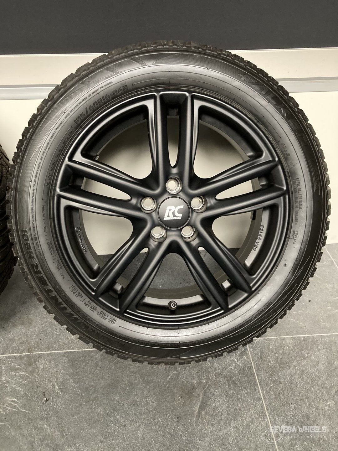 16” VW Polo 2G0 / Audi a1 GB velgen + winterbanden 5x100, Auto-onderdelen, Gebruikt, -, Banden en Velgen, -