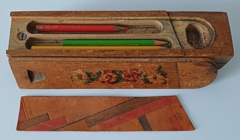 Amsterdamse school pen/potlood doos, Ophalen of Verzenden