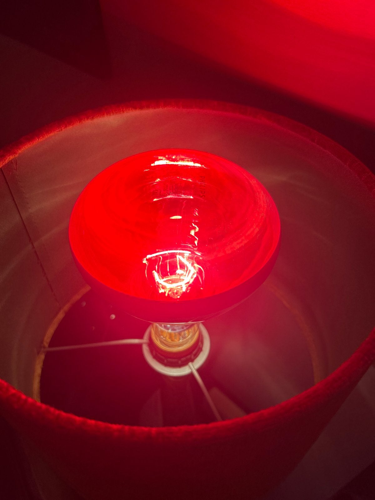 Philips Infrarood Warmtelamp E27 150W Rood, Philips, Nieuw, Rood, E27 (groot)