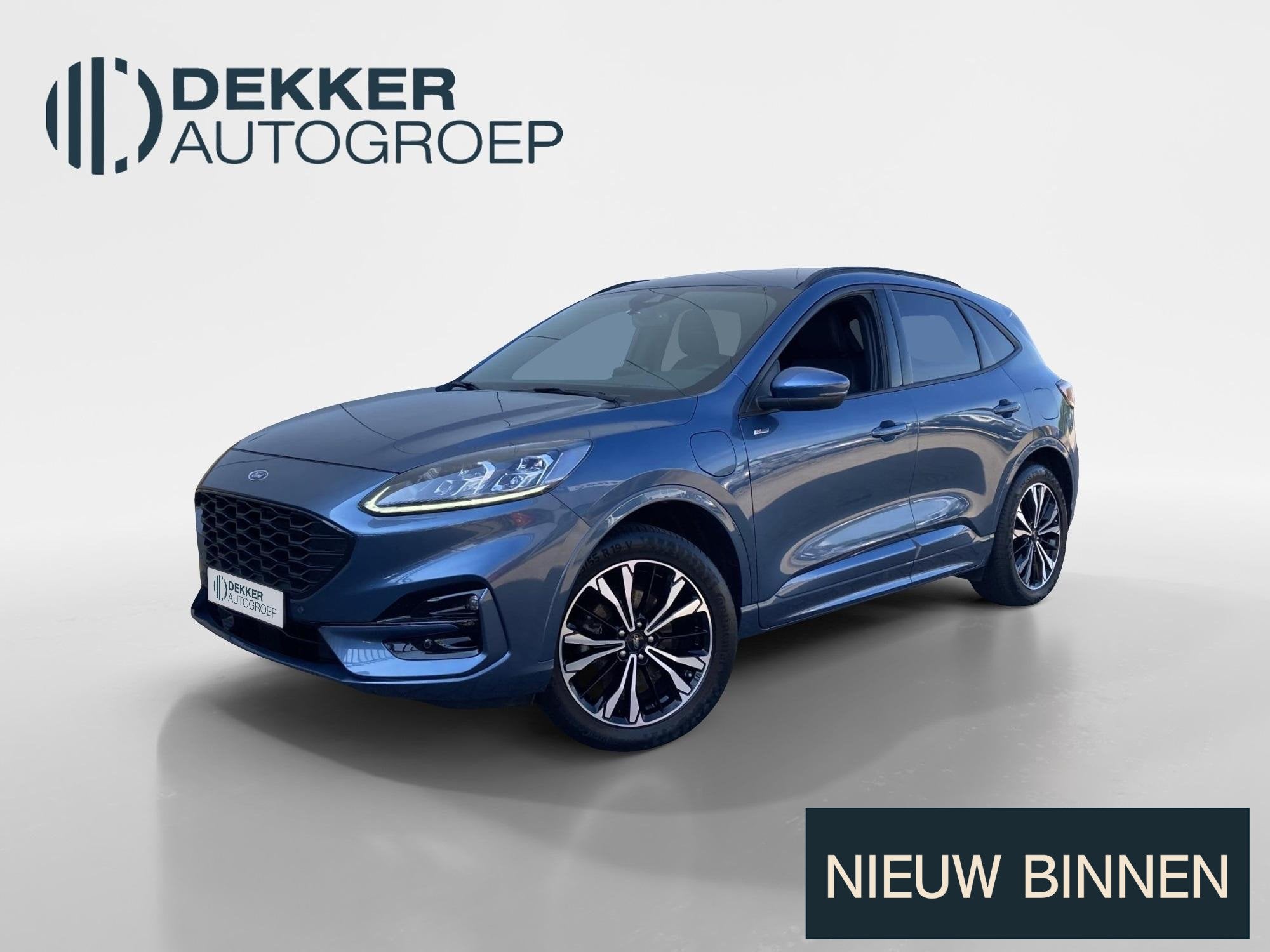 Ford Kuga 2.5 PHEV 225 pk ST-Line X Elektrisch wegklapbare t, 14 kWh, Gebruikt, 4 cilinders, Blauw