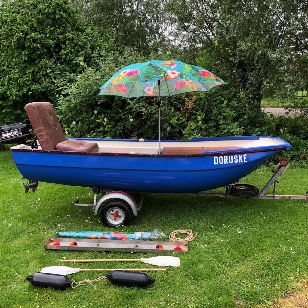 Boot compleet, Ophalen, Polyester, Trailer