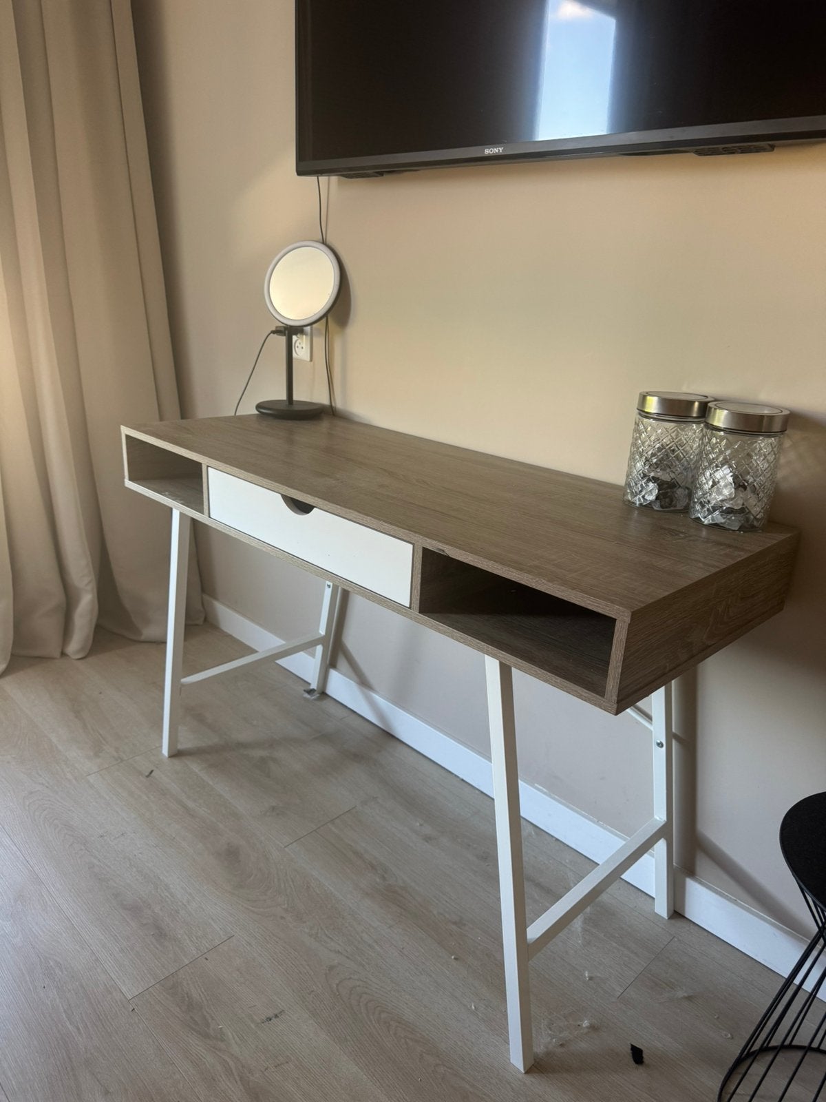 Makeup tafel, Ophalen, Zo goed als nieuw, 25 tot 50 cm, Rechthoekig