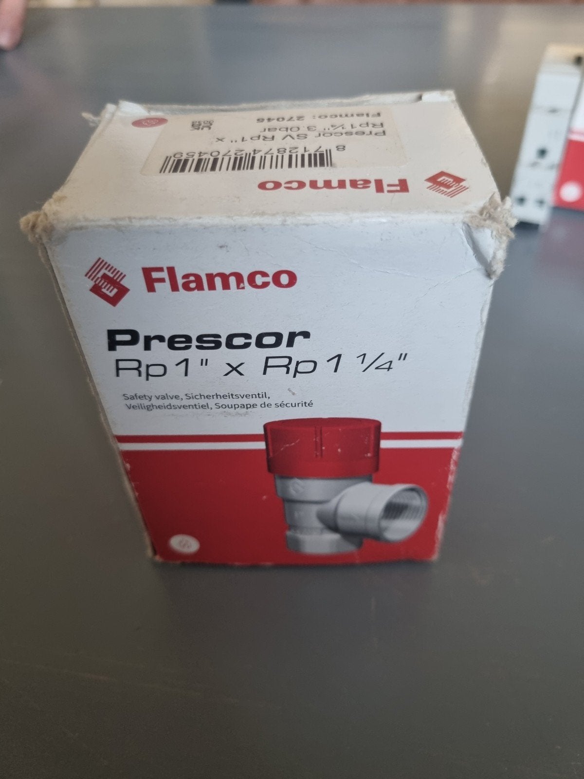 Flamco Prescor Veiligheidsventiel Rp1" x Rp1 1/4" Nieuw, Ophalen of Verzenden, Nieuw, Overige typen