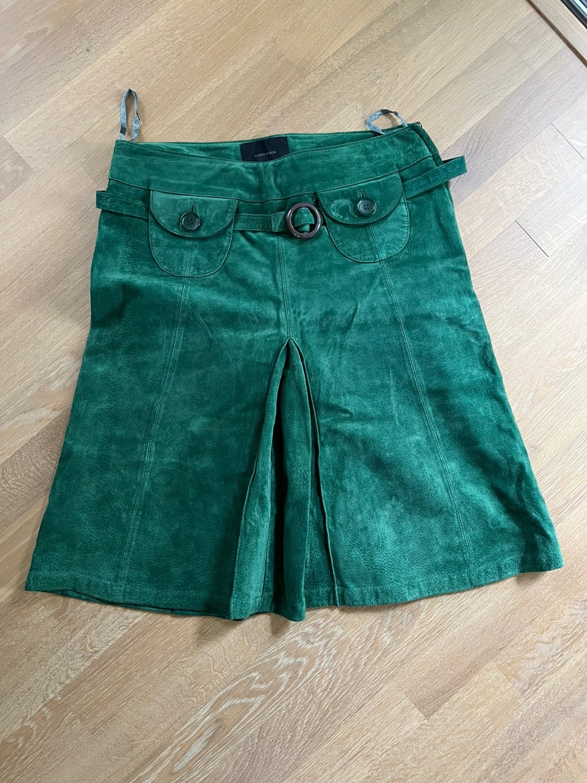 Echt leren rok, Kleding | Dames, Maat 38/40 (M), Ophalen of Verzenden, Knielengte, Gedragen