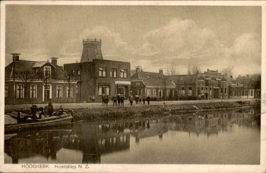 Hoogkerk - Hoendiep - N. Z., Ophalen of Verzenden, 1920 tot 1940, Gelopen, Groningen