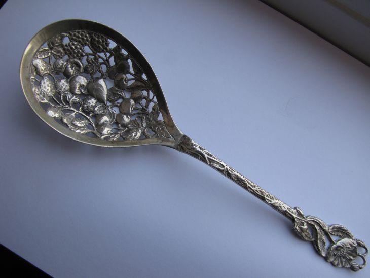 Fruit lepel, Verzenden, Zilver