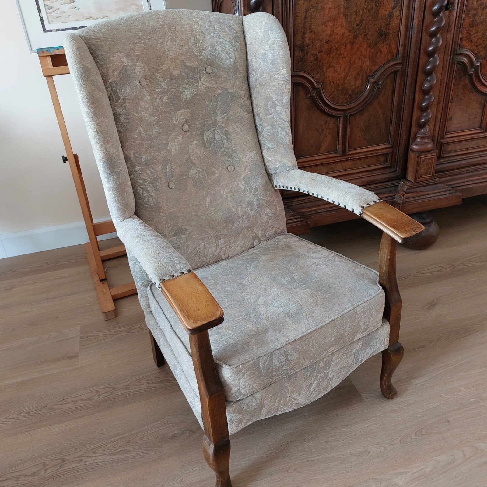 Elegante Dames Fauteuil - Comfortabel en Stijlvol, Huis en Inrichting, Fauteuils, Ophalen, Gebruikt, 75 tot 100 cm, Klassiek, Vintage