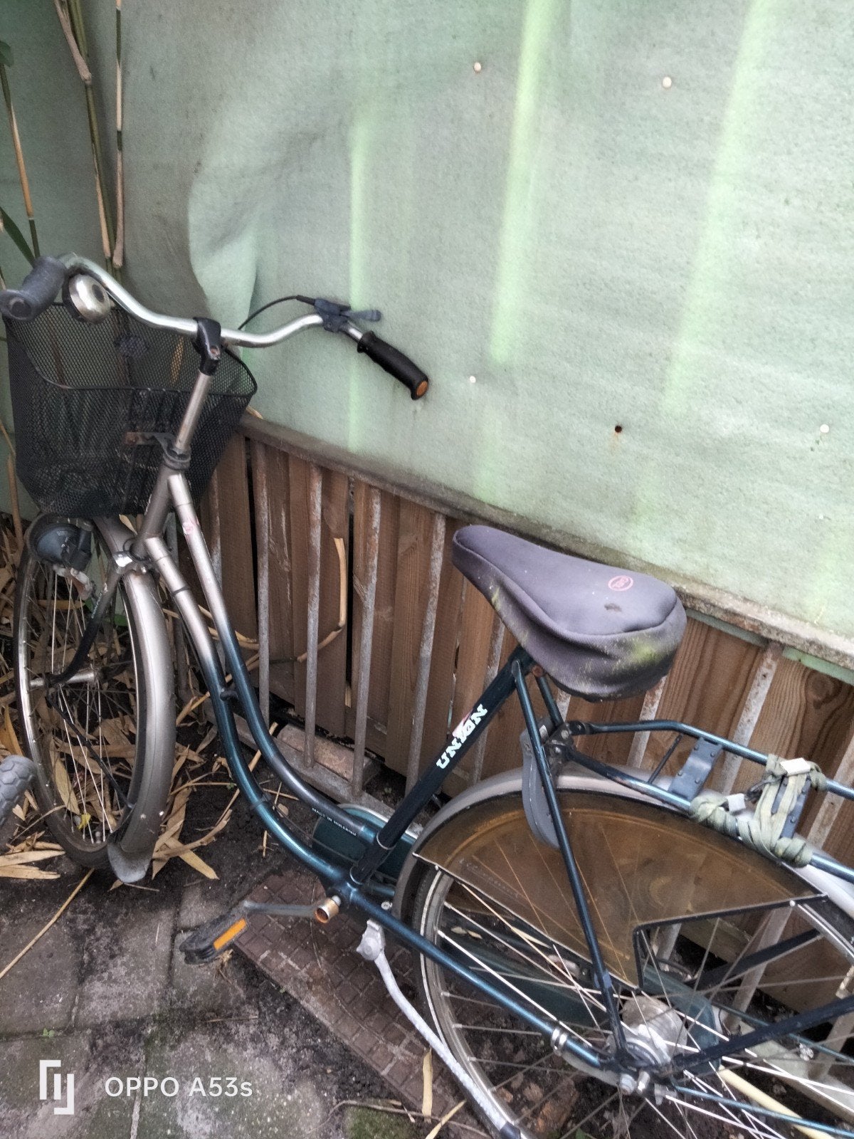 Union damesfiets met mand en lage instap, Fietsen en Brommers, Overige merken, Terugtraprem, Ophalen of Verzenden, 53 tot 56 cm