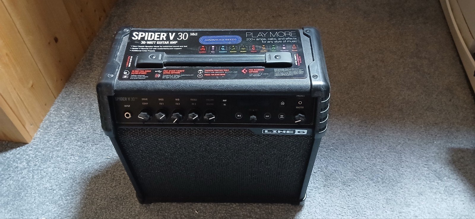 Line 6 Spider 30 gitaarversterker, Muziek en Instrumenten, Versterkers | Bas en Gitaar, Ophalen, Gebruikt, Minder dan 50 watt