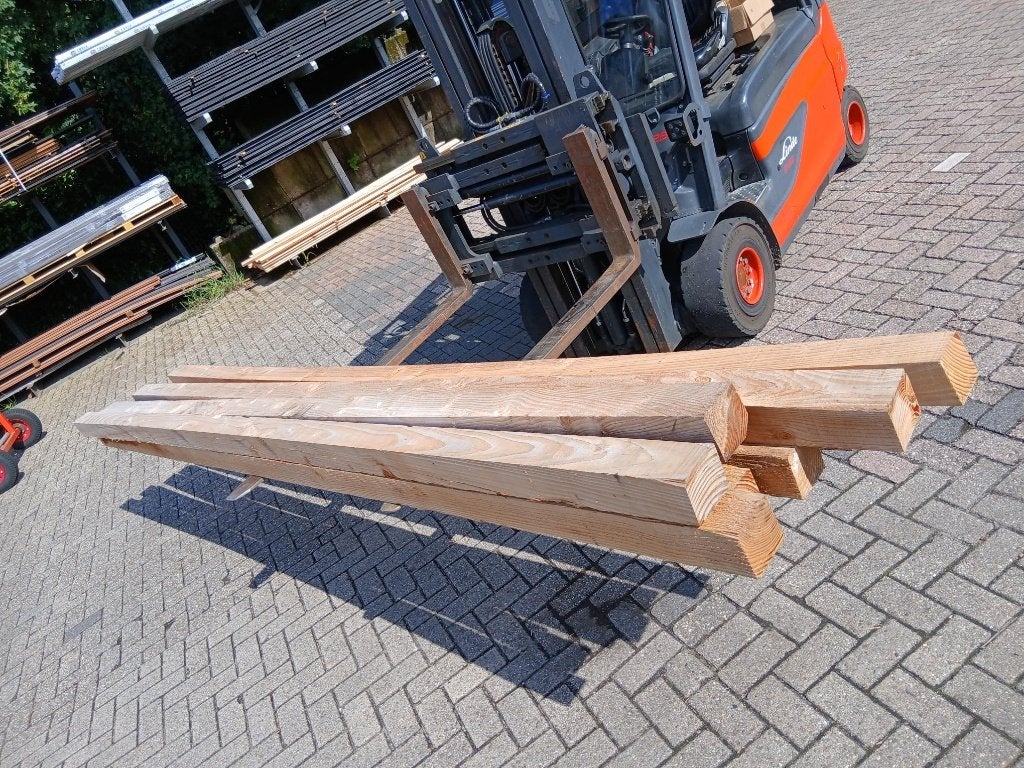 8Douglas palen 10x10x400 cm B-Keus, Tuin en Terras, Ophalen, Zo goed als nieuw, 250 cm of meer, Palen