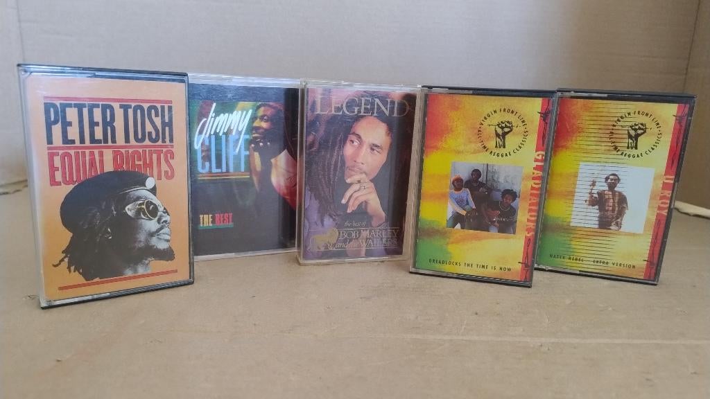 5 muziek cassettes Reggae Front Line Tapes, Cd's en Dvd's, Cassettebandjes, Gebruikt, 2 t/m 25 bandjes, Overige genres, Ophalen of Verzenden