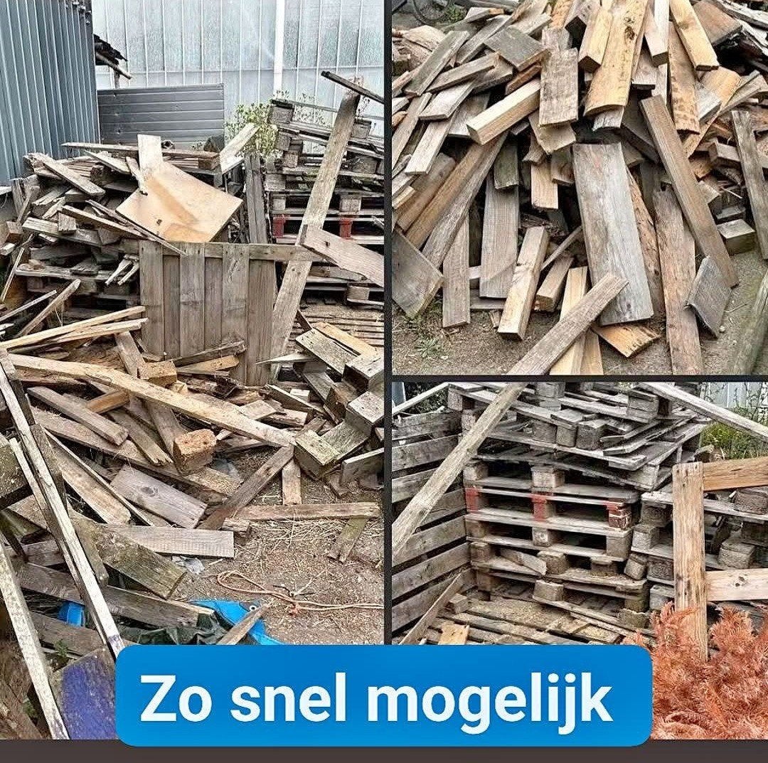Grote partij gebruikt hout en pallets, Gebruikt, Ophalen of Verzenden, Balk, Overige houtsoorten