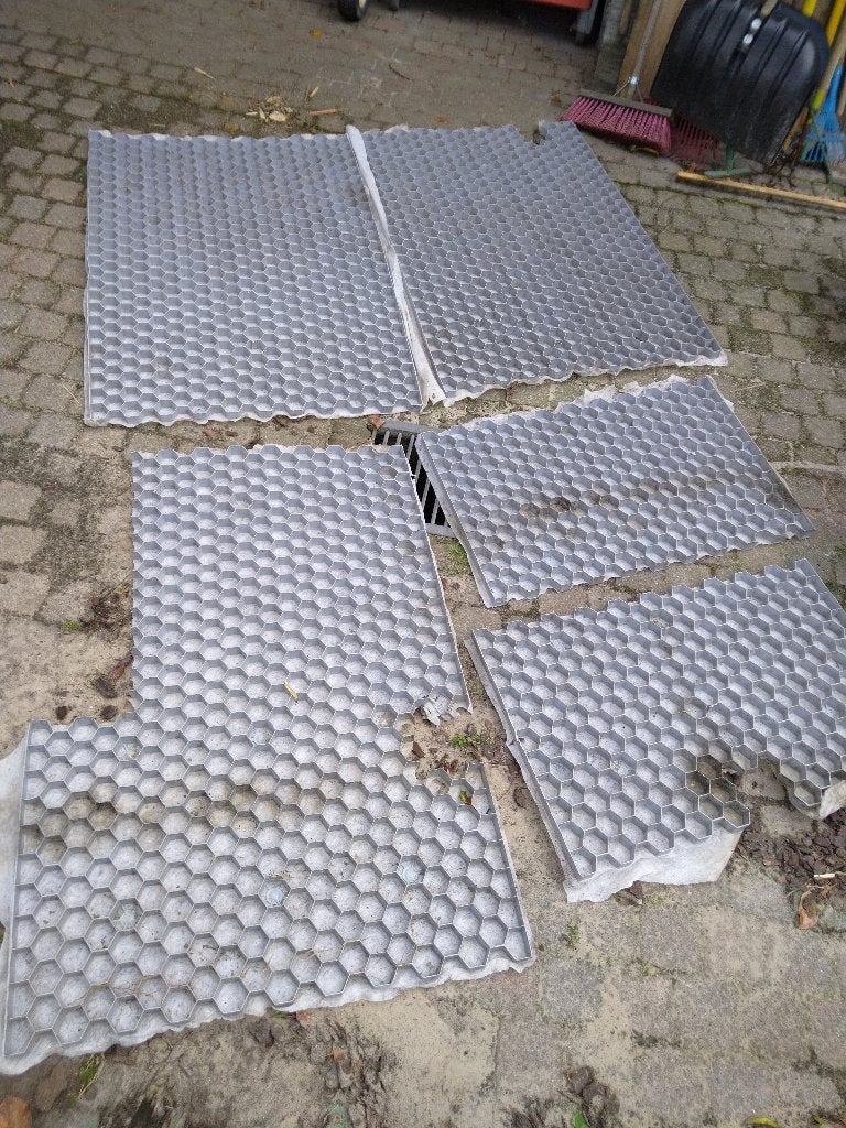 Grindmatten Nidagravel gebruikt 3m2, Ophalen, Gebruikt, Overige materialen, Overige typen