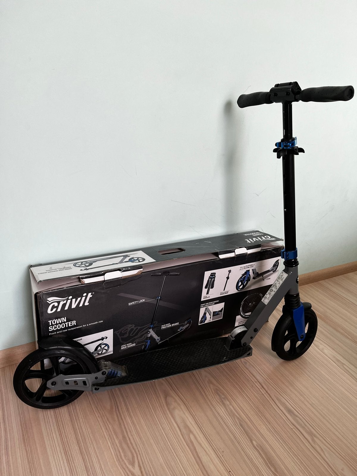 Crivit Step - Lichtgewicht en Inklapbaar, Fietsen en Brommers, Steps, Zo goed als nieuw, Gewone step, Ophalen of Verzenden