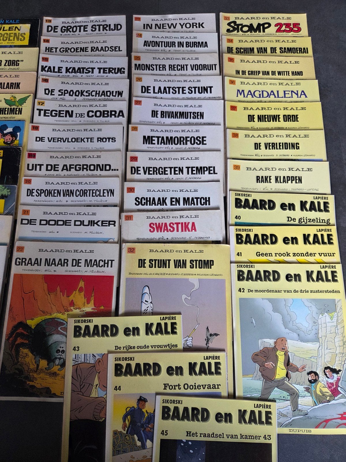 42x Baard en Kale, Boeken, Stripboeken, Meerdere stripboeken, Ophalen of Verzenden, Gelezen