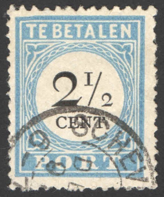 Nederland Port 5 gestempeld 1881, Ophalen of Verzenden, T/m 1940, Gestempeld