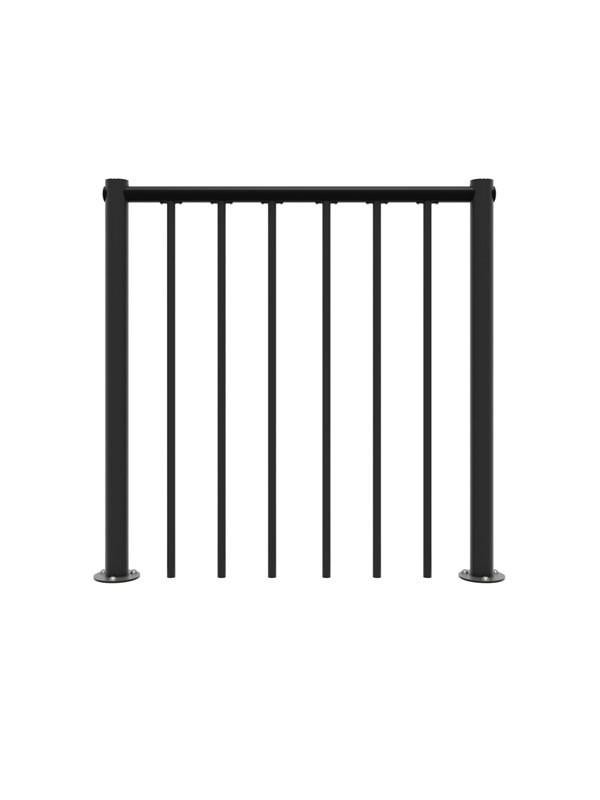 Minka Balustrade 1m - Zwart gepoedercoat staal, Ophalen, Nieuw