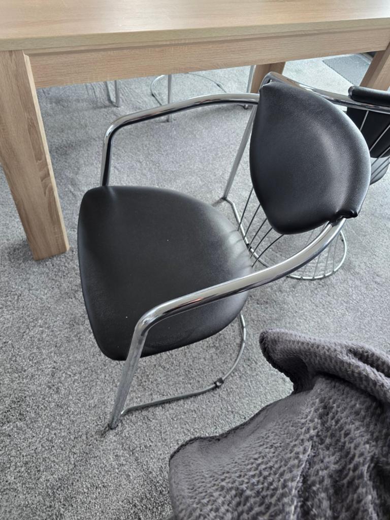 Eetkamer stoelen, Huis en Inrichting, Ophalen, Overige materialen, Minder dan 75 cm, Zo goed als nieuw