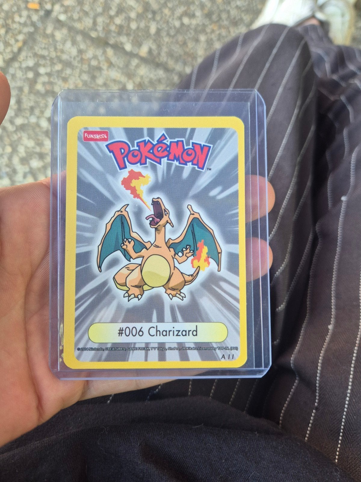 Pokémon Kaart #006 Charizard - Funskool, Ophalen, Zo goed als nieuw, Losse kaart