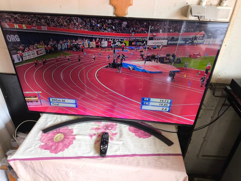 49 inch LG LED Smart tv met defect backlight, Ophalen, Gebruikt, 100 cm of meer, LG